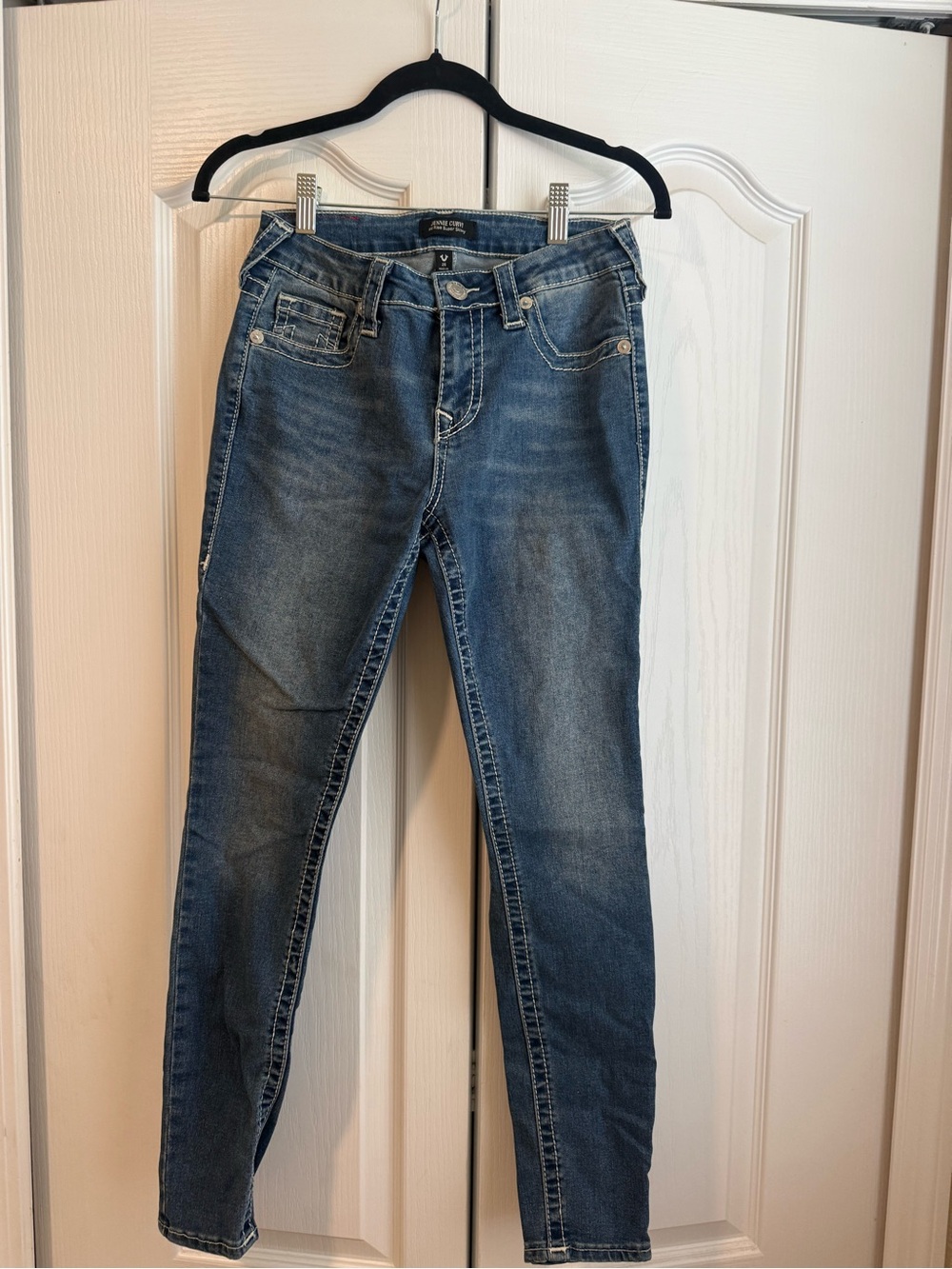 True Religion Women's Medium Wash Skinny Jeans